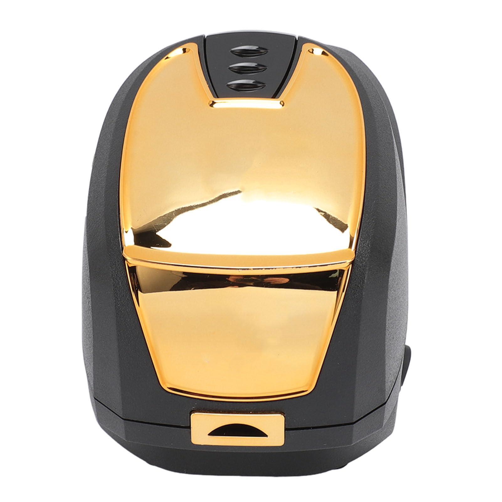 Pongnas Professional Hot Lather Machine for Shaving Large Capacity Electric Foaming Machine Shaving Foam Machine for Home Salon Barber Shop, Black Gold (US Plug 110V)