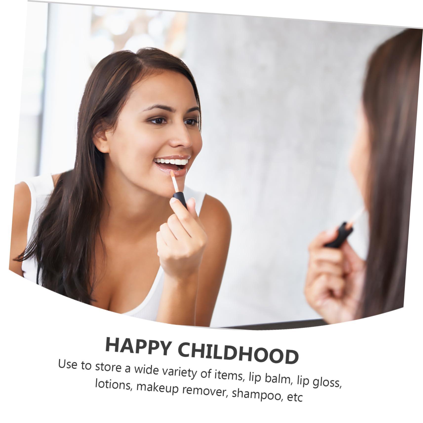 minkissy minkissy Create Your Own Lip Gloss 50pcs 15ml Empty Tubes Travel Size Reusable Gold Lip Gloss Containers