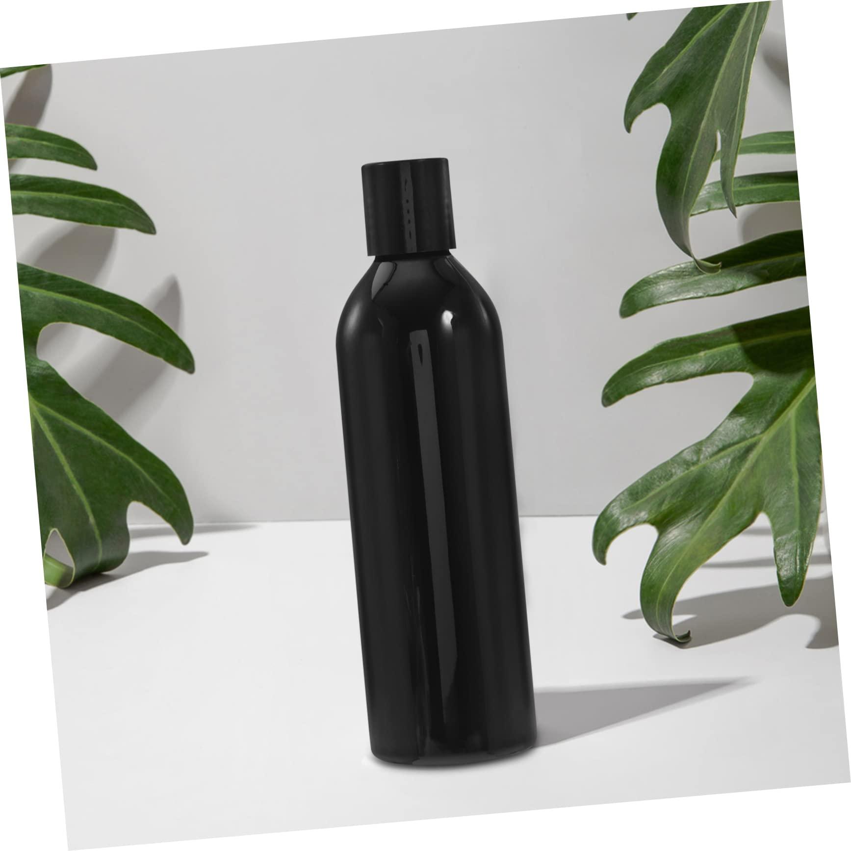 CANIGHT CANIGHT 6pcs 250ml Portable Travel Bottles Press Type Lid Shampoo Dispenser and Lotion Container Black Cosmetic Bottles for Travel Toiletries and Personal Care