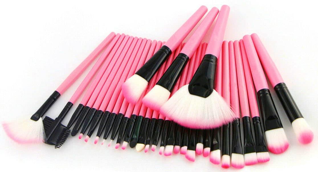 Brush makeup Makeup Brushes 32pcs Makeup Brushes Set with Professional Traveling Porch Bag Premium Synthetic Foundation Brushes Blending Face Powder Eye Shadow Concealer Make Up Brushes Tool Kit
