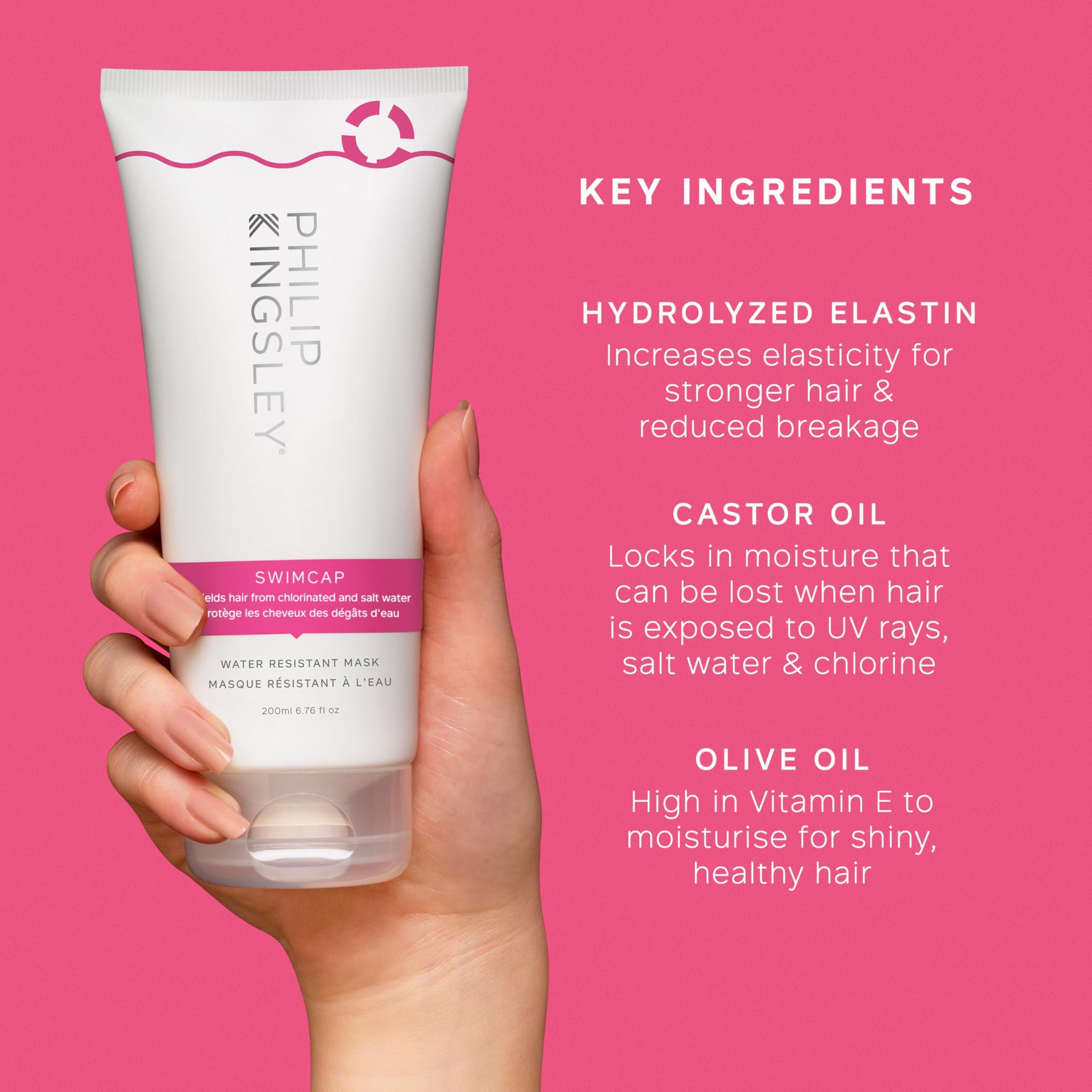 PHILIP KINGSLEY PHILIP KINGSLEY Swimcap Water-Resistant Mask; Hair Protectant for Swimmers, Sunbathers and Summer Lovers, Protects and Shields Hair from Chlorinated Pool and Salt Water, 40ml