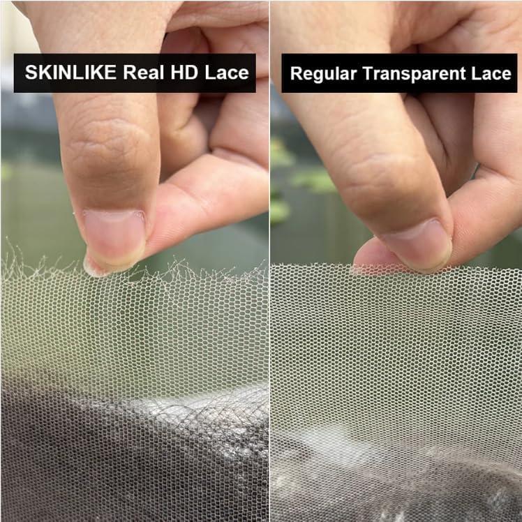 EVA HAIR 9x6 HD Lace Closure Frontal SKINLIKE Real HD Lace Frontal Only Human Hair Pre Plucked Ultra Thin Swiss HD Lace Bleach Knots Closure Human Hair with Baby Hair (9x6 HD Straight, 18 inch)