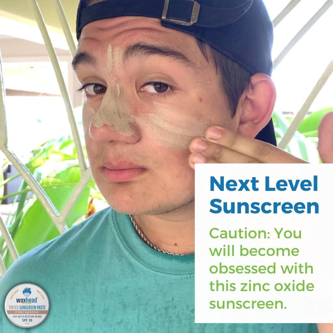 Waxhead Sun Defense Foods Waxhead Tinted Sunscreen For Face Sunscreen, Zinc Oxide Sunscreen, Sunblock, Zinc Sunscreen, Sun Block, Organic Sunscreen