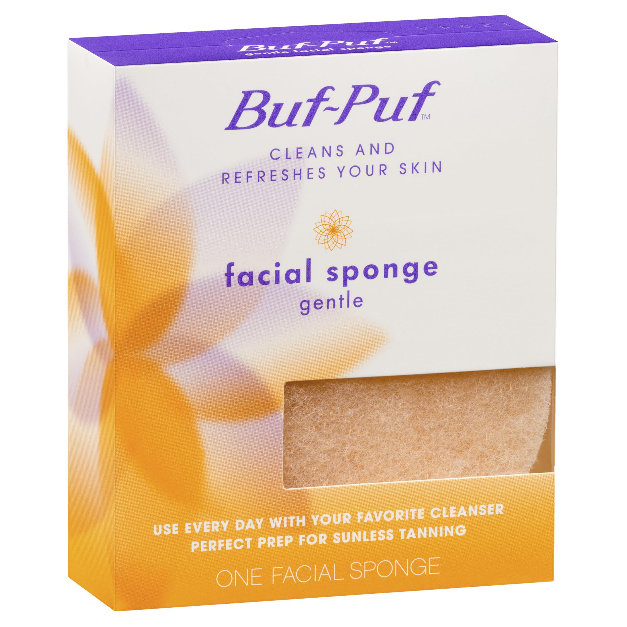 Buf-Puf Buf-Puf Reusable All-Purpose Facial Sponge, Gentle (Pack of 6)