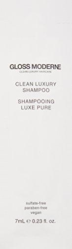 GLOSS MODERNE Clean Luxury Travel Shampoo by GLOSS MODERNE - 5 Pack - Hair Treatment for Damaged and Dry Hair with Notes of Mediterranean Almond and Coconut Accented with Cognac - For Soft and Shiny Hair