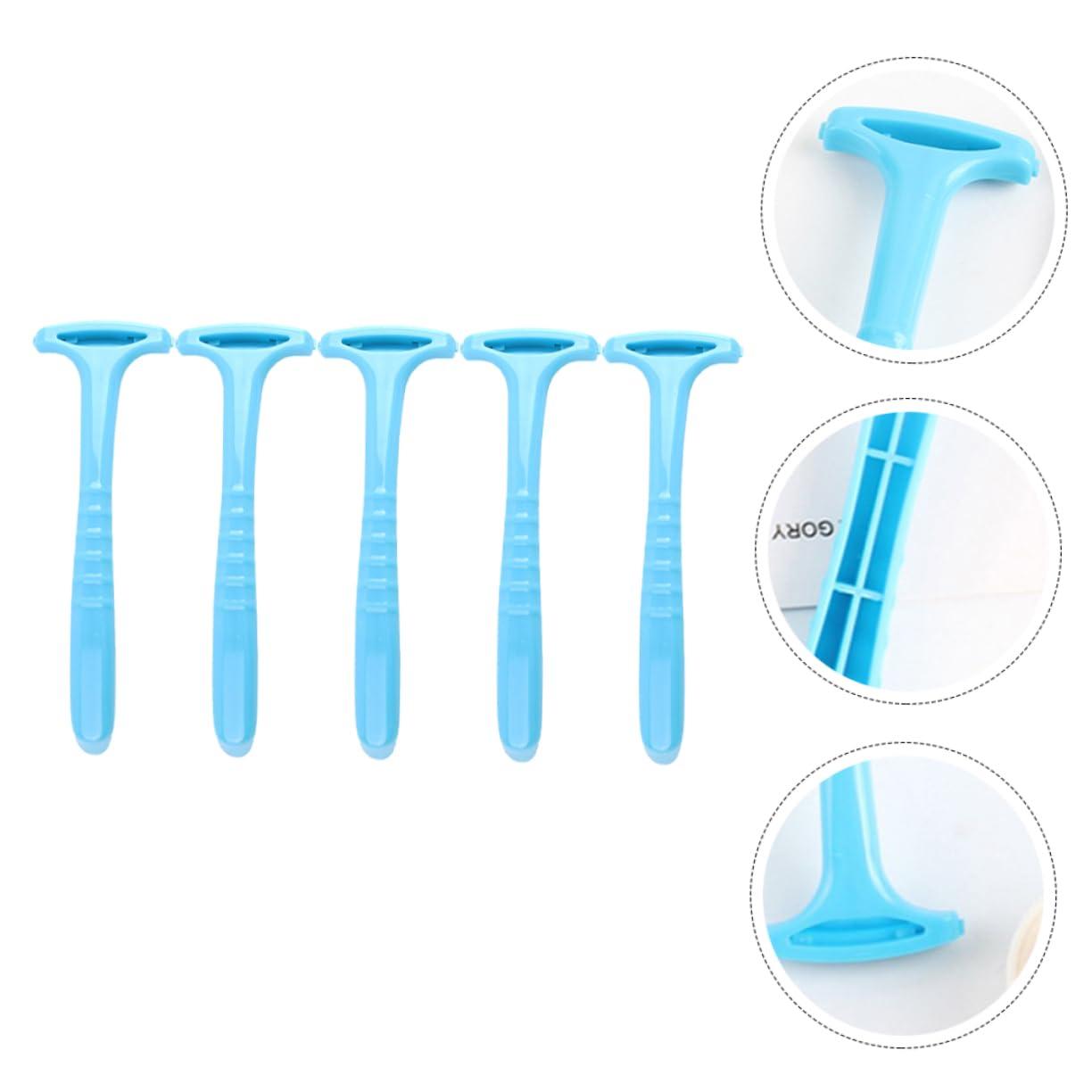 Healeved Healeved 5pcs Scraper Foot Razors Remover Shaver Foot Care File Scrubber Foot Rasp Hard Skin Shaver Dead Skin Remover for Feet Pedicure Shaver Portable Foot Grinder Trimmer Removers Pp Blue