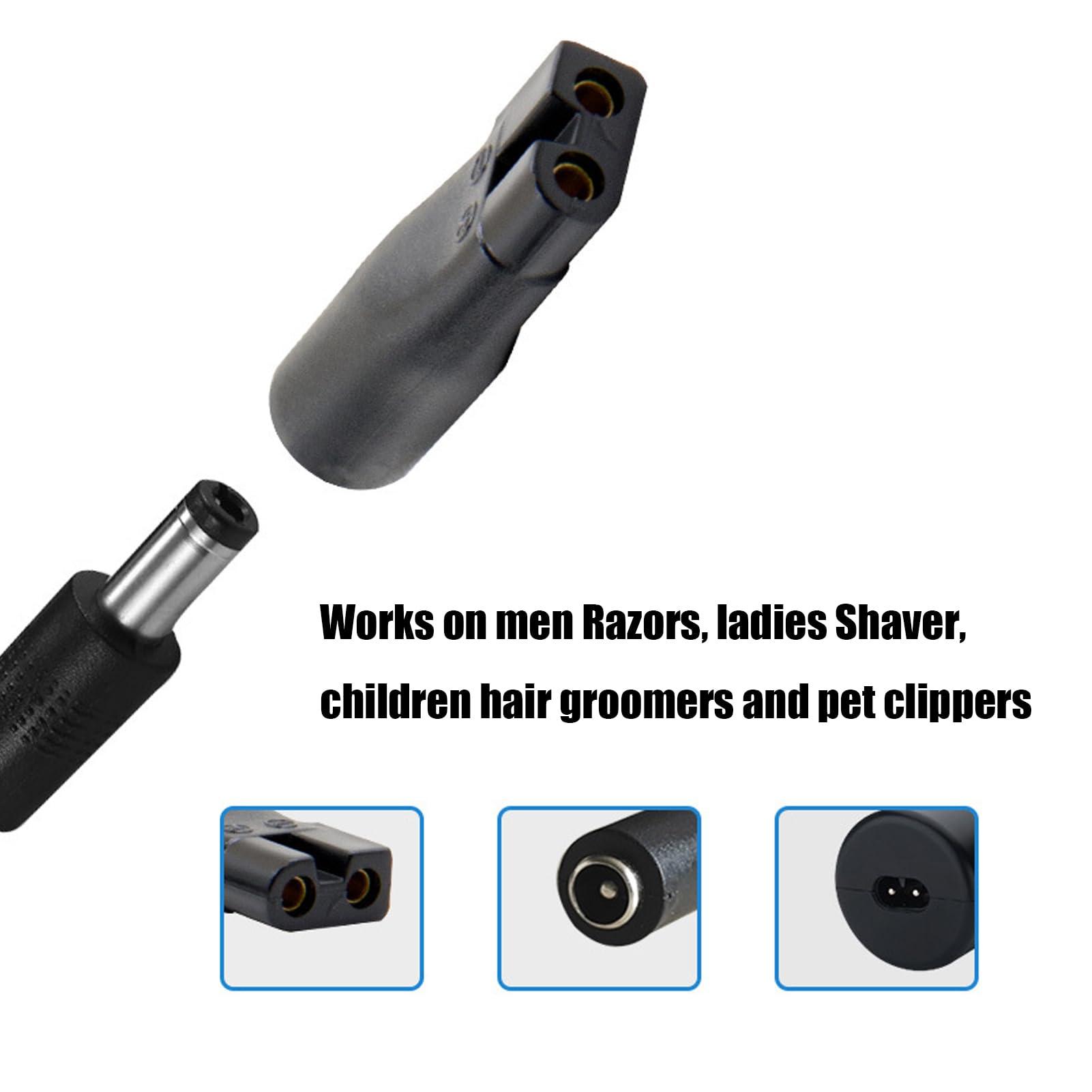 SEEHOM 5V Charger Cord USB Adapter for Electric Hair Clippers, Beard Trimmers, Shavers, Beauty Instruments, Electric Hairdressers, Desk Lamps, Purifiers Power Supply Charging Cable 7 PCS Set