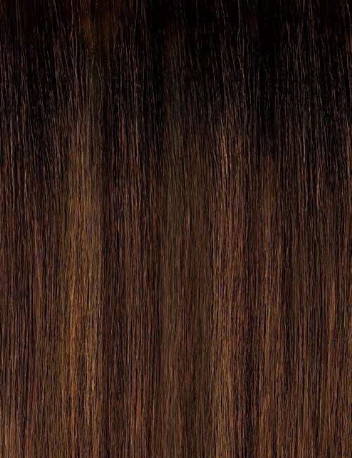 Outre Outre - 5X5 Lace Closure Wig - Human Hair Blend - Body Wave 16\" (DR2/CHOCOLATE SWIRL)