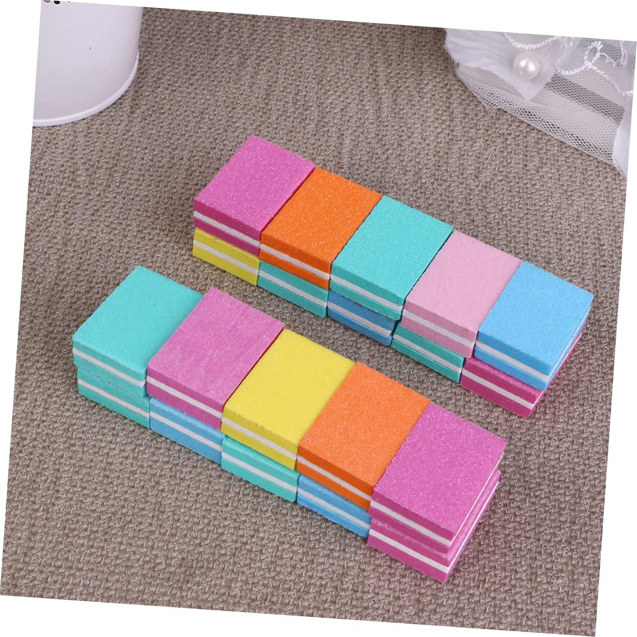 SOESFOUFU SOESFOUFU Nail File Set 10pcs Mini Nail Files and Buffers Sponge Nail Art Tool for Nail Sanding