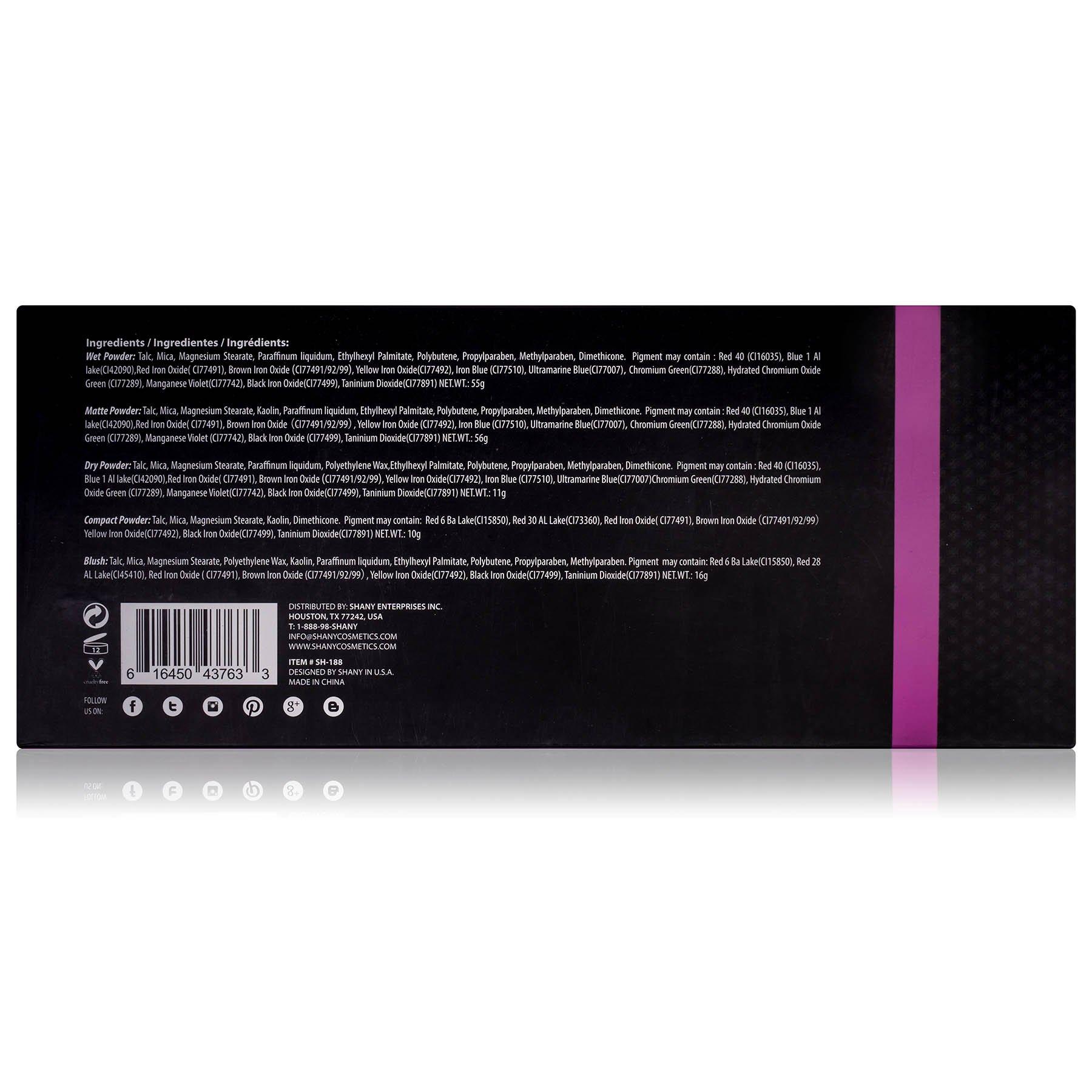 SHANY The SHANY Beauty Cliche Makeup Set - All-in-One Makeup Palette with Eyeshadows, Face Powders, and Blushes