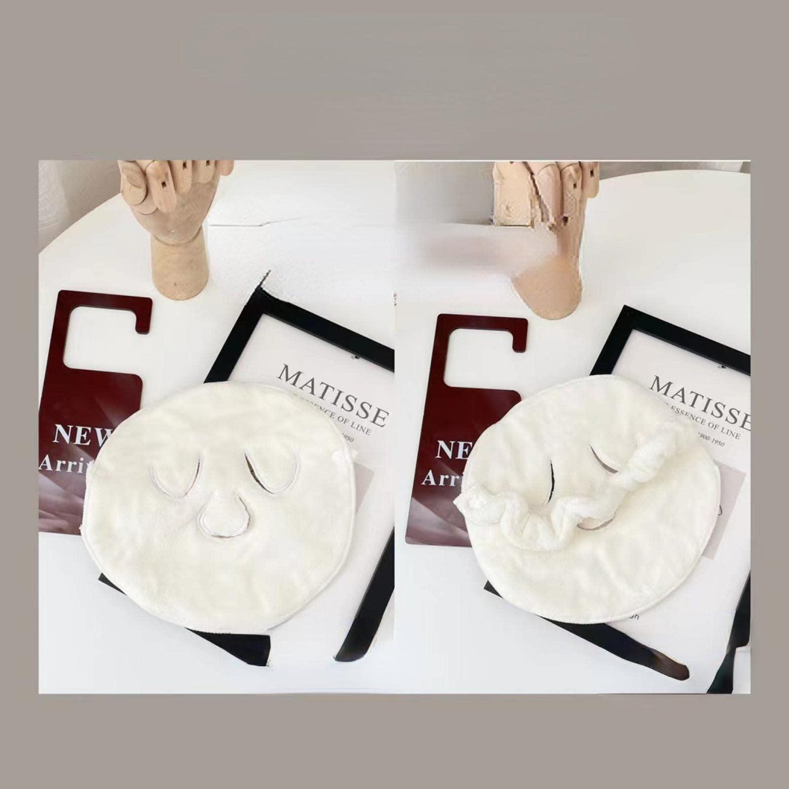 VAKRE VAKRE Hot Compress Towel mask mask Steamed face Compress face Towel Beauty Eyes face face steam Heating face Compress Eye Towel face Towel Three-Hole [with Straps]