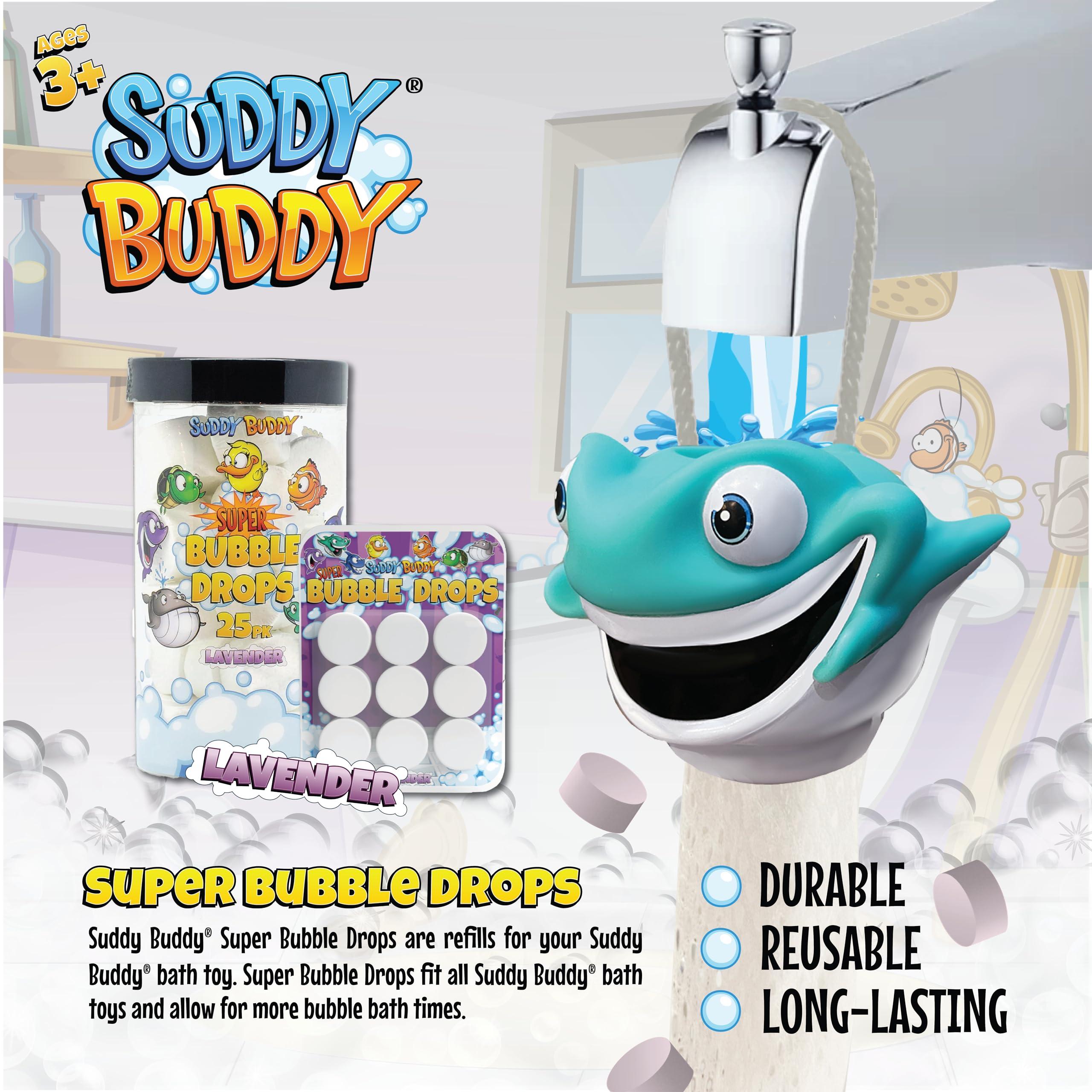 Zompers Suddy Buddy Super Bubble Drop Refills by Zompers, Bubble Bath Toy, Fun & Bubbly Bath That Kids Enjoy, for Kid 3+, 25 count