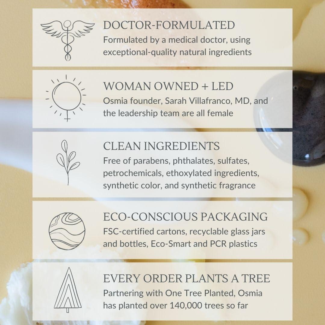 Osmia Organics Osmia Organics Natural Pumpkin Facial Soap Bar | Clean Beauty For Healthy Skin (2.25 oz | 64 g)