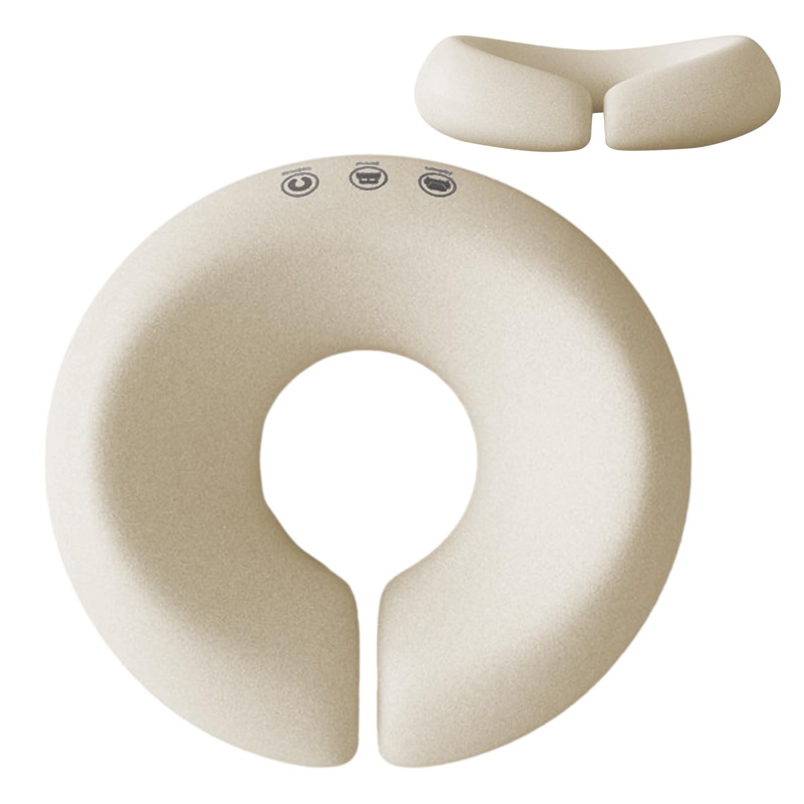 GEUGECY Massage Face Cradle Cushion, Massage Bed Headrest Pillow, Massage Head Rest for Bed, Face Down Cushion, Massage Face Pillow, Comfortable U-Shaped Headrest Face Rest Neck Head Cushion for Massage Spa