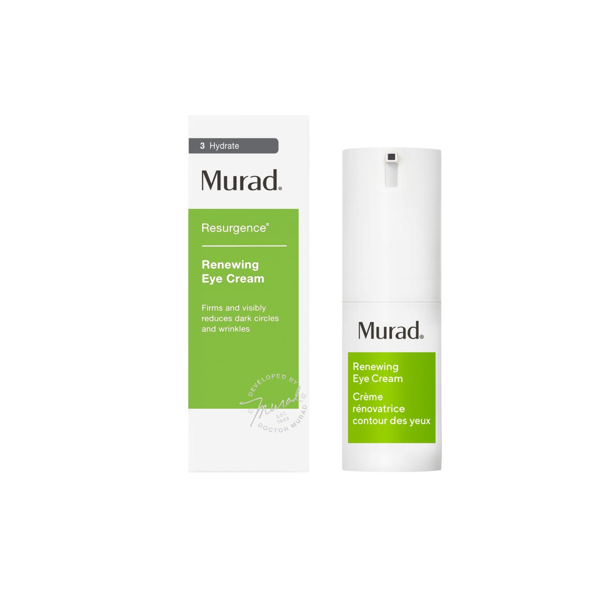 Murad Murad Renewing Eye Cream - Resurgence Multi-Action Anti-Aging Eye Cream with Advanced Peptides and Retinol Brightening Eye Lift Firming Treatment Visibly Minimizes Wrinkles, 0.5 Fl Oz