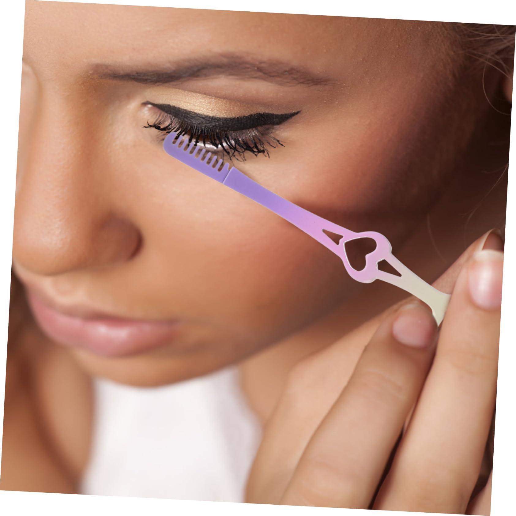 CRILSTYLEO CRILSTYLEO False Eyelash Auxiliary Eye Lash Tweezers Eyelash Clamp Lash Applicator Tool Eyelash Tweezers Lash Tool Eyelash Applicator Lash Clamp Tweezers Beauty Tools Stainless Steel