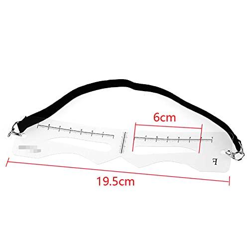 esowemsn A Set of Eyebrow Stencils Kit with a Black Strap 12 Pieces Eyebrow Shaping Tool 12 Styles Eyebrow Shaper Kit Makeup Tools for Eyebrows