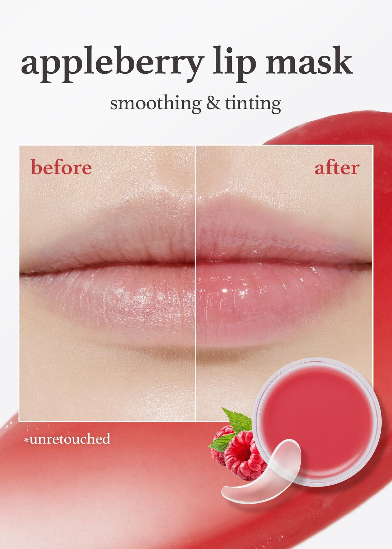 NOONI NOONI Appleberry Korean Lip Tinting Butter, 42 oz. + Korean Lip Oil - Appleberry, 0.12 Fl Oz Bundle