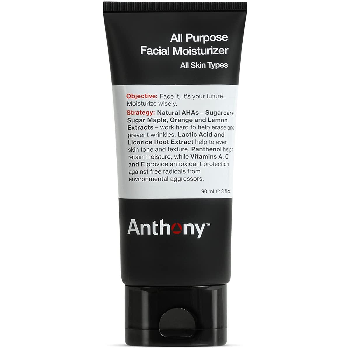 Anthony Anthony Logistics for Men All Purpose Facial Moisturizer, 3 fl. oz.