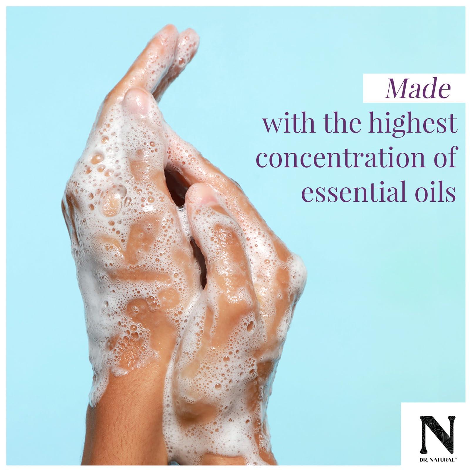 Dr. Natural Dr. Natural Castile Liquid Soap, Lavender, 32 oz - Plant-Based - Made with Organic Shea Butter - Rich in Coconut and Olive Oils - Sulfate and Paraben-Free, Cruelty-Free - Multi-Purpose Soap