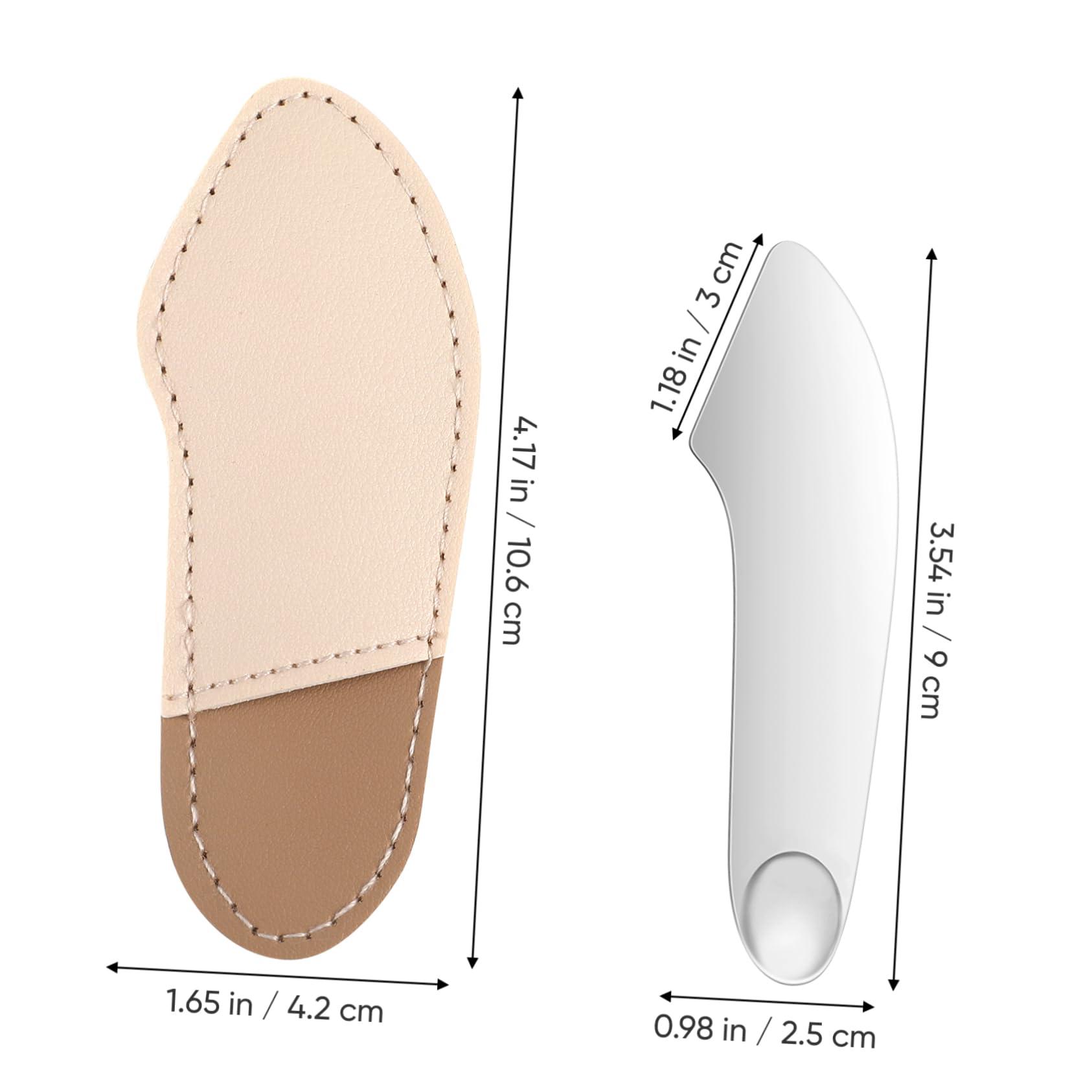 IWOWHERO IWOWHERO Cosmetic Plate Spatula Beauty Makeup Spatula Stainless Steel Silver Makeup Metal Spatula Makeup Mixing Palette