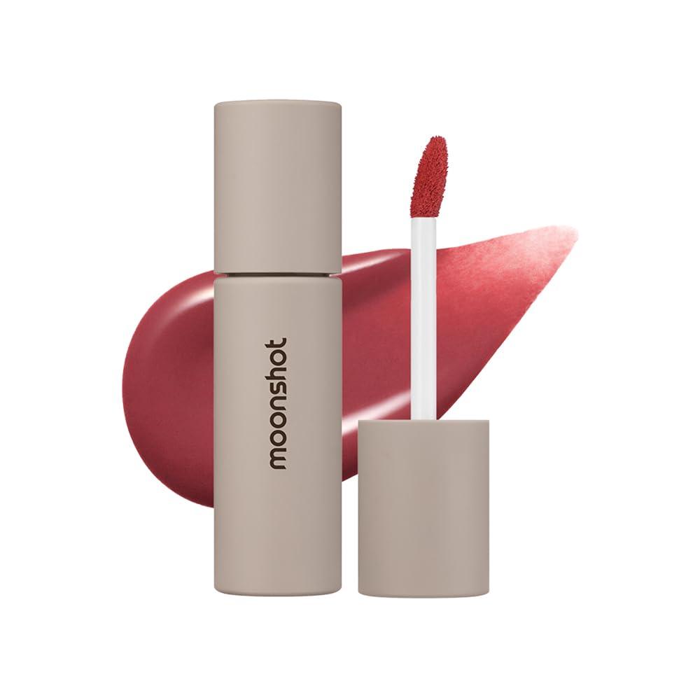 Moonshot Moonshot KOREA Conscious Fit Mellow Lip Stain Longwear, Weightless, Not Animal Tested,Glow-Boosting, Long-Lasting, Comfortable, Non-Sticky,k-beauty, (Supernova Red, 06)