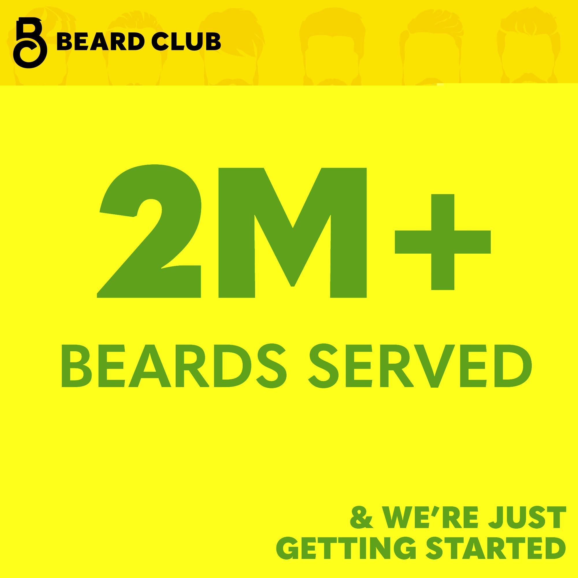 The Beard Club The Beard Club Premium Sandalwood Beard Oil for Men - Natural Castor & Sunflower Seed Oils - Beard & Mustache Conditioner - Hydrates, Moisturizes & Soothes Dry Skin - Strengthens Follicles (2PK)