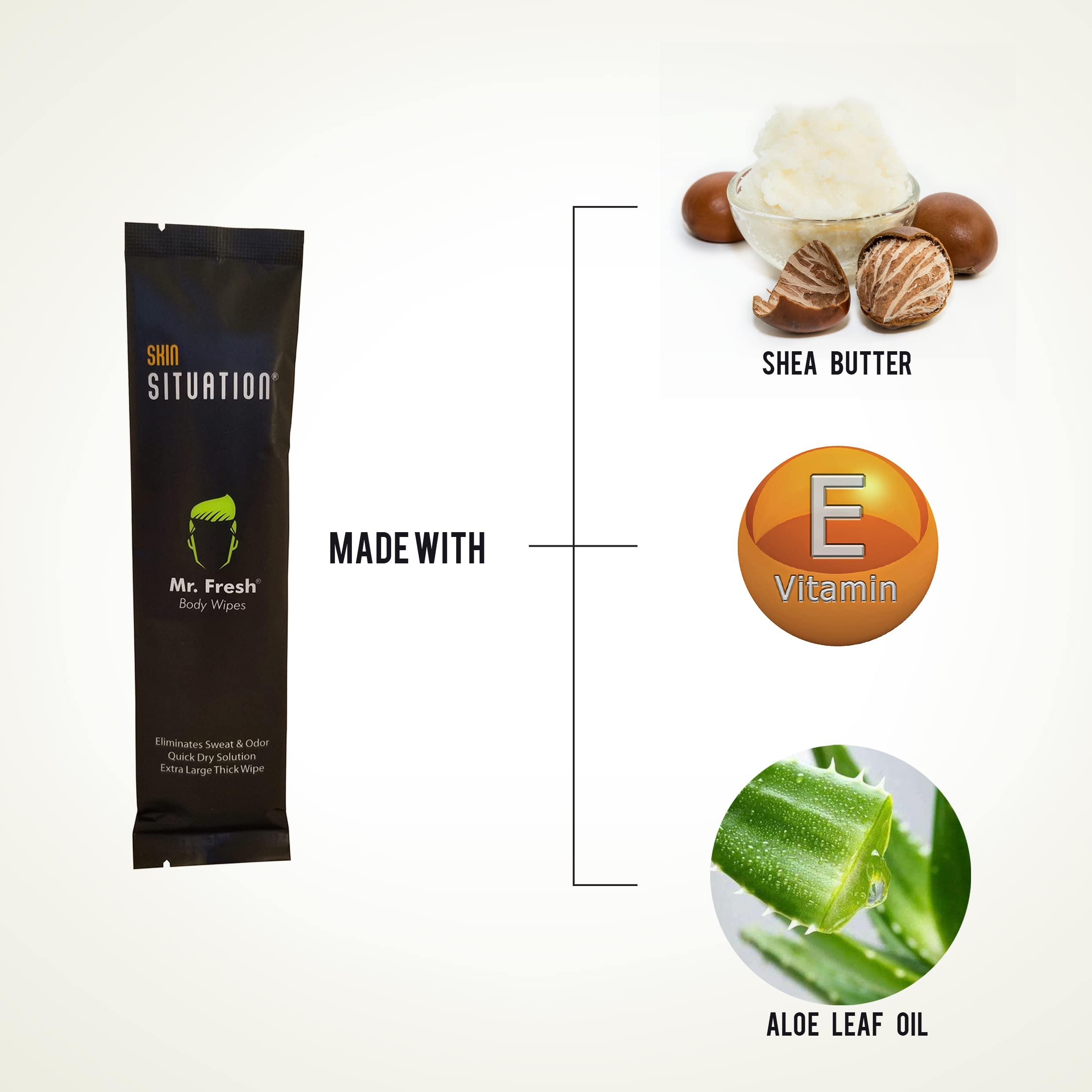 Hair Situation Hair Situation Mr. Slick Molding Pomade for Men and Mr. Fresh Large Body Wipe