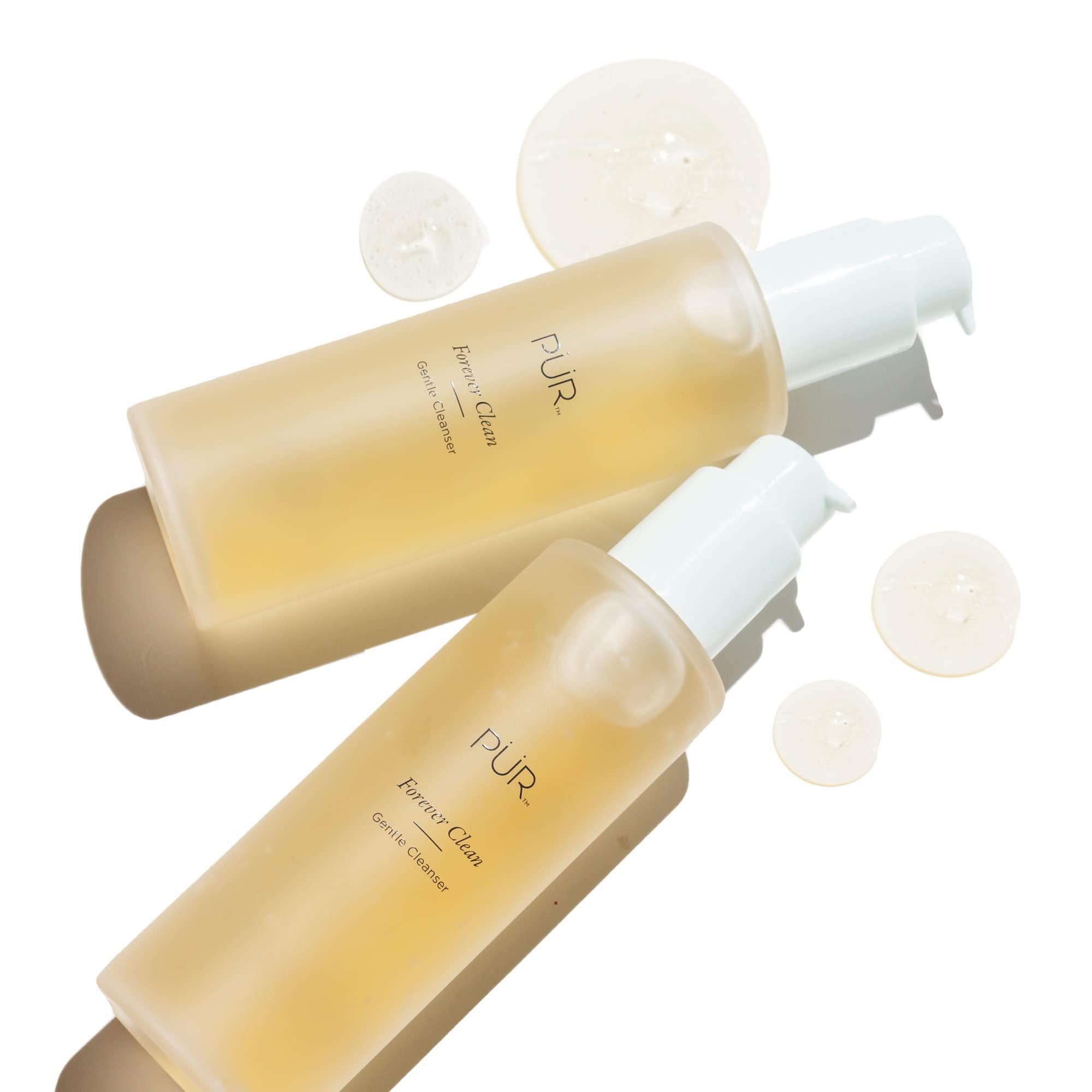 PÜR MINERALS PÜR MINERALS Forever Clean Gentle Facial Cleanser, Sulfate-Free Makeup Remover, Vegan-Friendly Formula, Green Tea, Aloe Vera