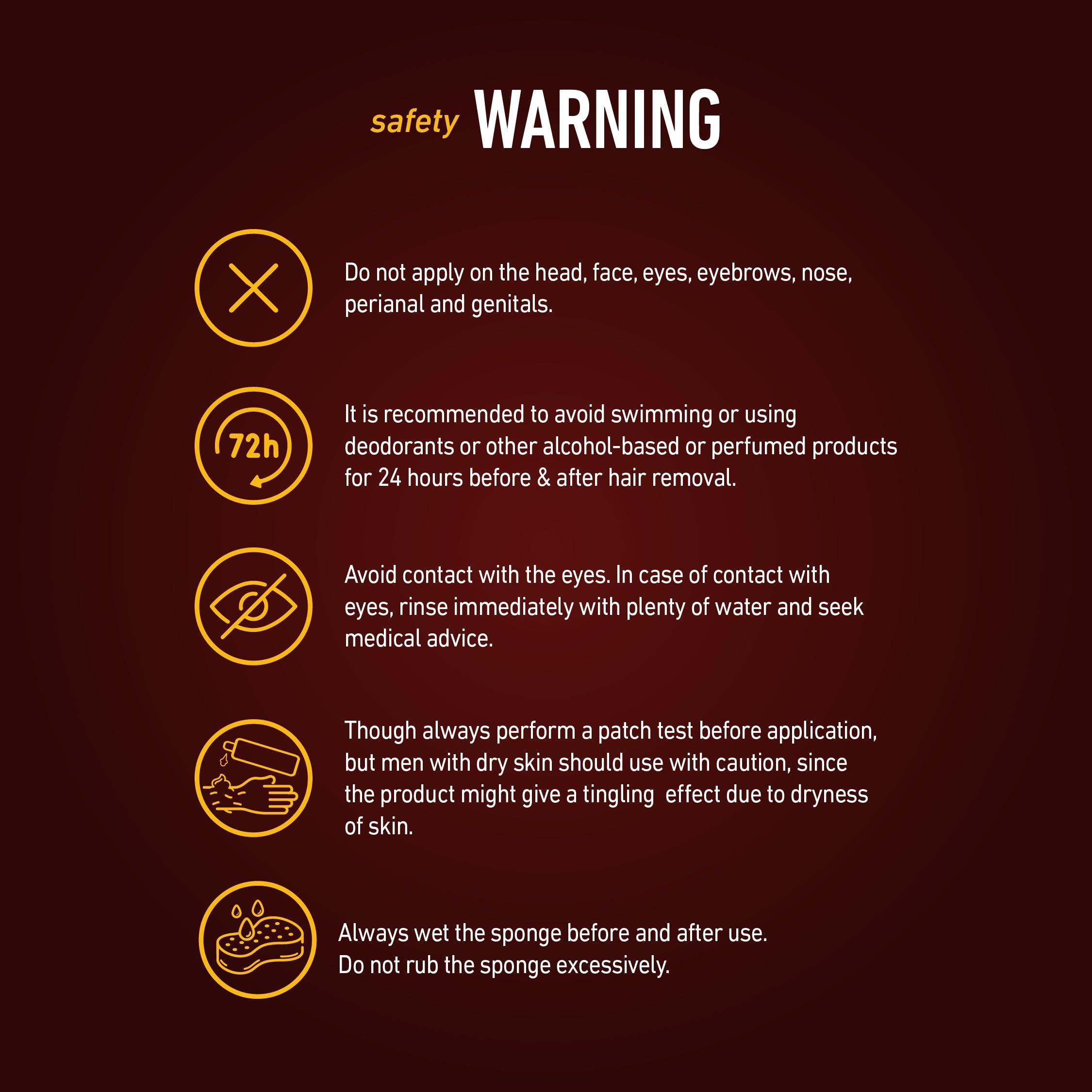 SVISH ON THE GO Svish On The Go Painless Body Hair Removal Spray for Men (200ml) | Made Safe Certified | For Chest, Legs, Under Arms | With Post Hair Removal Cream (25gm)