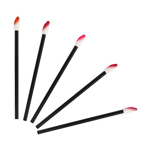 Mooerca Mooerca 640PCS Disposable Lip Brushes Make Up Brush Lipstick Applicators Wands Makeup Applicators Brushes Lip gloss Applicators Tester Wands Tool Kits Makeup Beauty Tool Kits Black