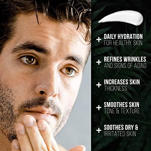 RUGGED & DAPPER RUGGED & DAPPER - Daily Power Scrub Facial Cleanser and Age Defense Face Moisturizer Bundle