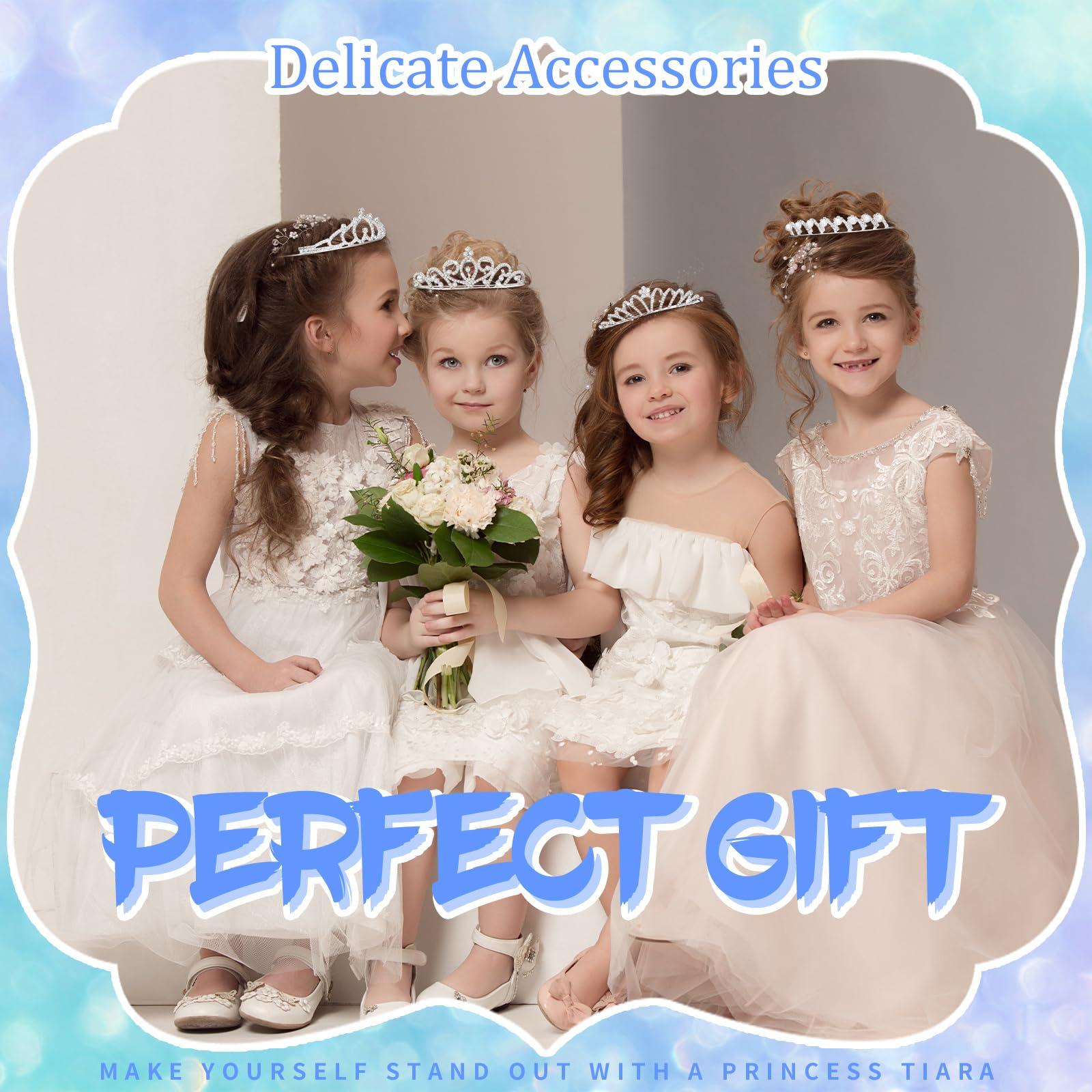 Jexine Jexine 96 PCS Tiara Bulk for Girl Princess Tiaras Crowns Rhinestone Crown Party Accessories Crystal Tiaras Headband for Girl (Classic Style)