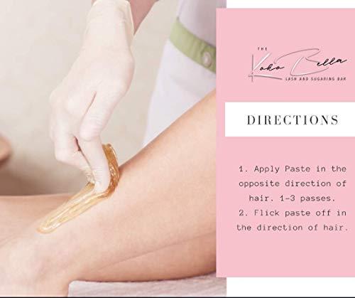 The Koko Bella Lash and Sugaring Bar Kookie Bella Sugaring Paste for Hair Removal Natural Wax (Hard)