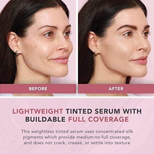 DOLL 10 NO. Doll 10 TCE Luminous Super Coverage Serum with Niacinamide - Full Coverage Tinted Foundation Makeup (Tan Deep)