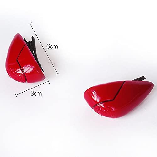 Aicos Aicos Anime Orange Cosplay Wig with Ponytails Hair Pins Women Anime Costume Wig for Halloween,Festival,Party and Daily Wear + Wig Cap