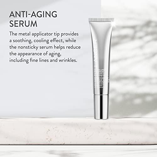 LANCER Lancer Skincare 3D Hyaluronic Eye Serum with Vitamin C Brightening Complex, Anti-Aging Eye Cream, 0.5 Fluid Ounces