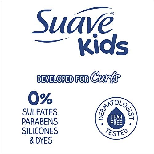 Suave Suave Kids Naturals Curl Defining Cream, Curl Enhancing Cream, Sweet Almond and Honey Dermatologist Tested and Tear-free Curl Cream 12 oz
