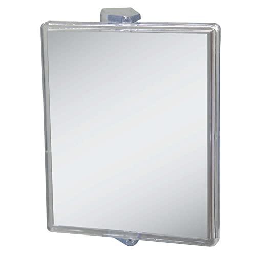 Zadro Zadro 2X Mag Z Fogless Swivel Shower Mirror with Dual Suction Cup, 6-Inch,Clear Acrylic,7" x 5.75" / 2X,ZM05