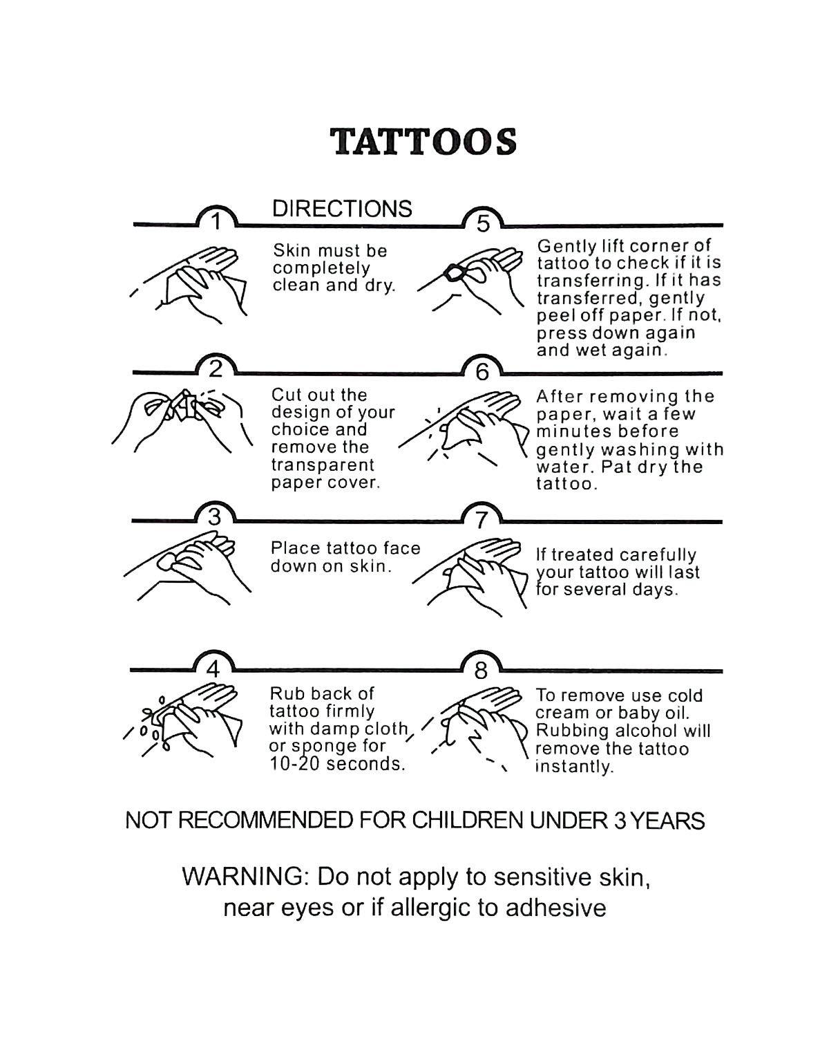 allydrew Wrapables Celebrity Inspired Temporary Tattoos in Metallic Gold Silver and Black (6 Sheets), Large, Triangles & Feathers