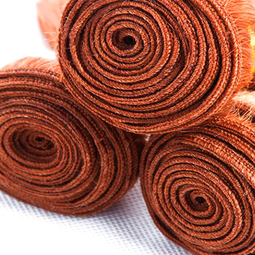 LadrXadr Ginger Bundles Human Hair 350 Deep Curly Bundles Burnt Orange Human Hair Bundles 20 22 24 Inch Mixed Length 3 Bundles Ginger Orange Curly Bundles