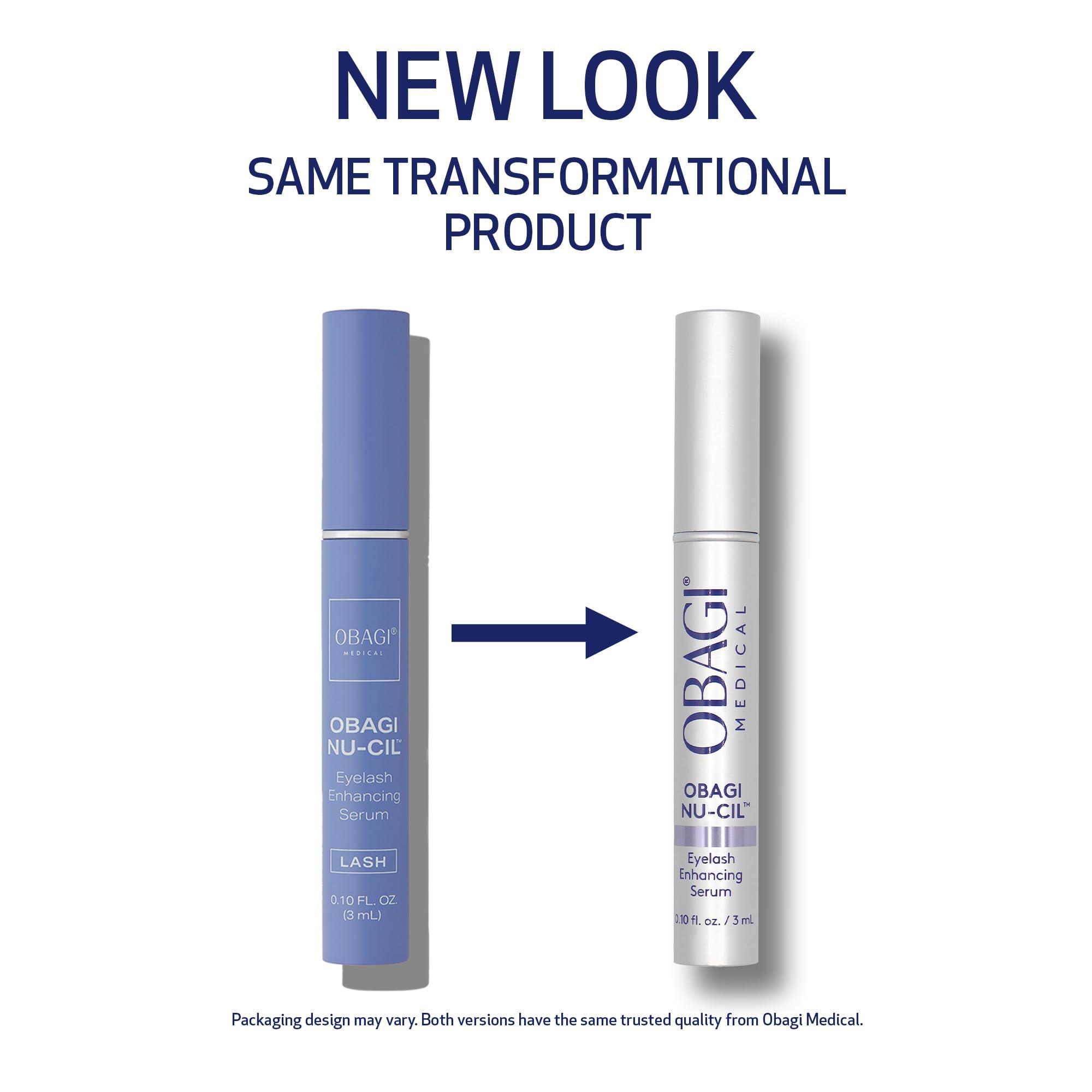 Obagi Medical Obagi Nu-Cil Eyelash Enhancing Serum Nourishing Lash Serum with Biotin for Thicker & More Defined-Looking Lashes 0.1 oz, Pack of 2