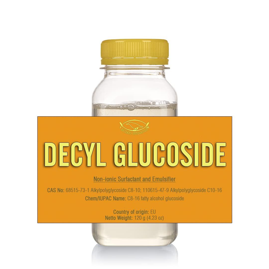Artekas Innovation Artekas Innovation - DECYL GLUCOSIDE - Gel - for Homemade Cosmetics, Skin Care, Shower Gels, Foaming, Body Soap, Shampoos, Face Cleansers - 4.23 oz