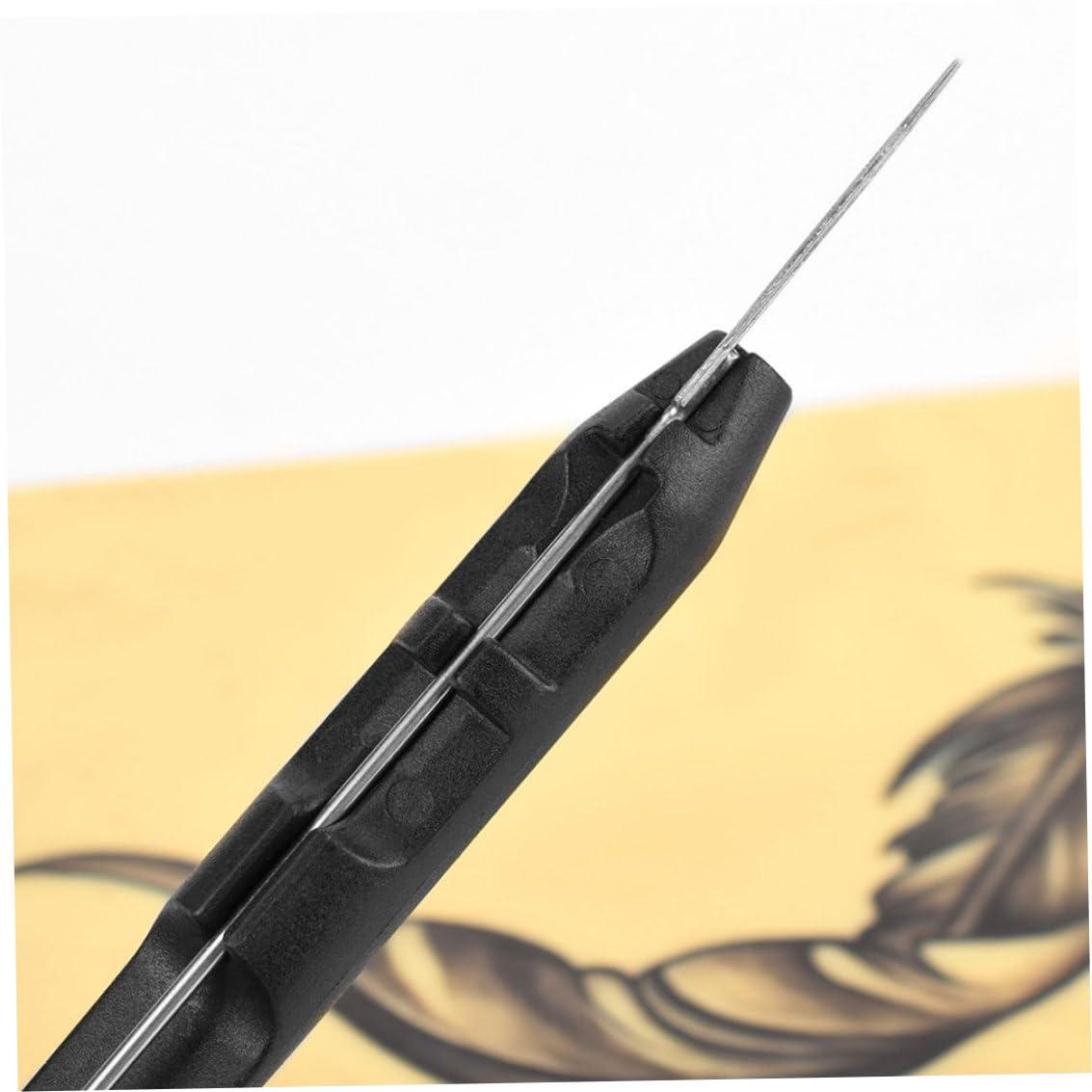 Generic Tattoo Hand Poke Stick Tattoo Kit Self Adhesive Bandage 1 3 5 7 9RL Needles for Tattoo Artist Black Temporary Tattoos