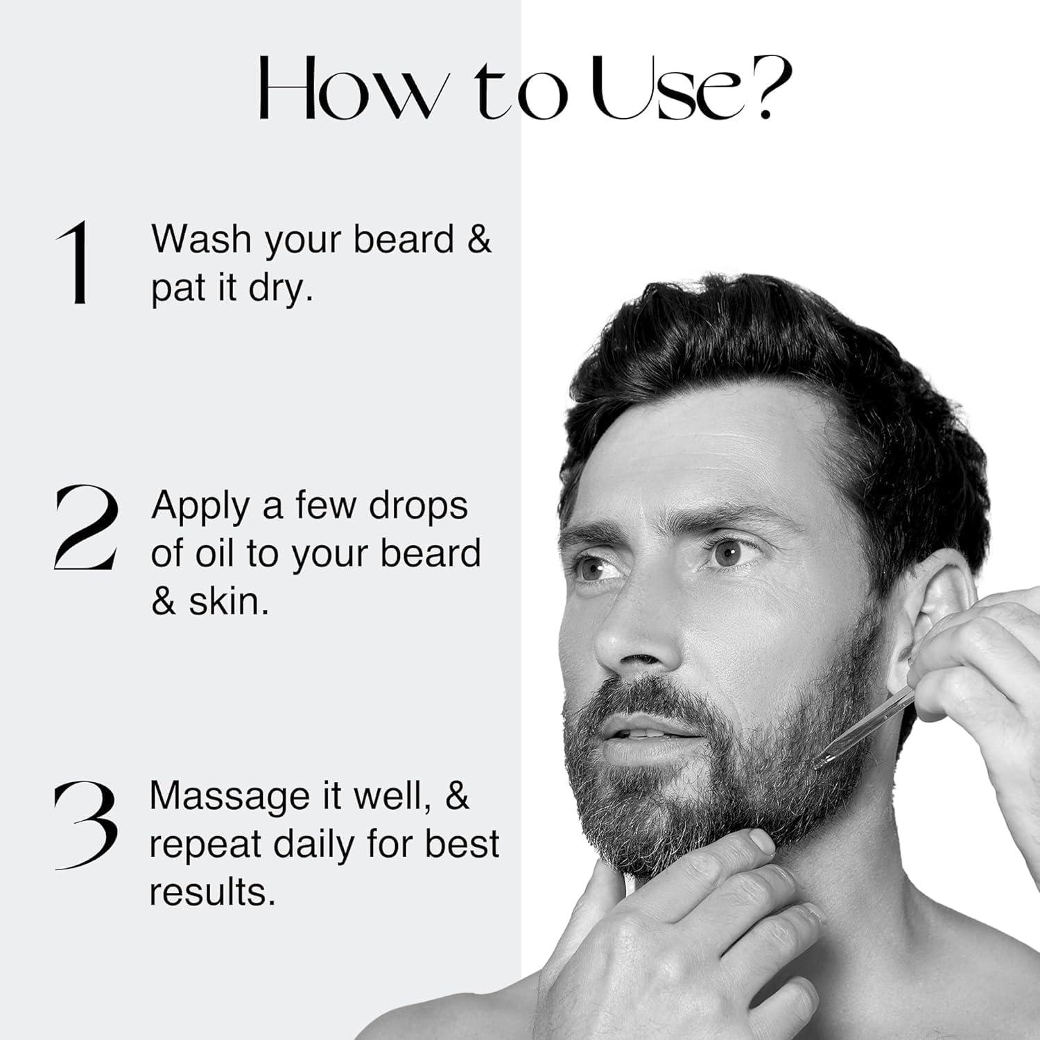 Generic Generic Advanced Beard Growth Oil/Made with Capilia Longa, Argan Oil, Vitamin E and Jojoba Oil/For Fuller, Thicker and Healthier Beard Growth - 30ml | 1.01 Fl Oz (Pack of 1), Natural