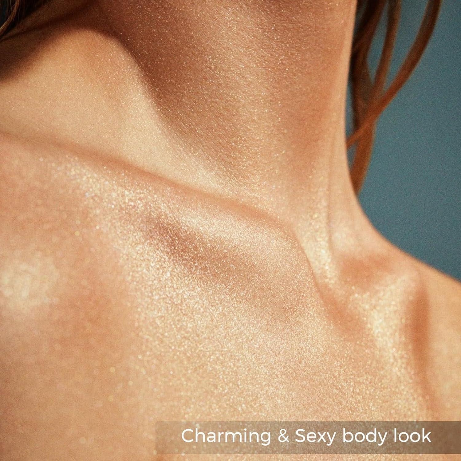 SOVONCARE SOVONCARE Hair and Body Glitter Spray Instantly, Face Glitter Hairspray Body Shimmer Powder add Sparkly Shimmery Glow for Women Hair, Skin, Clothing Quick Drying, Non-Sticky 4.7 oz Copper