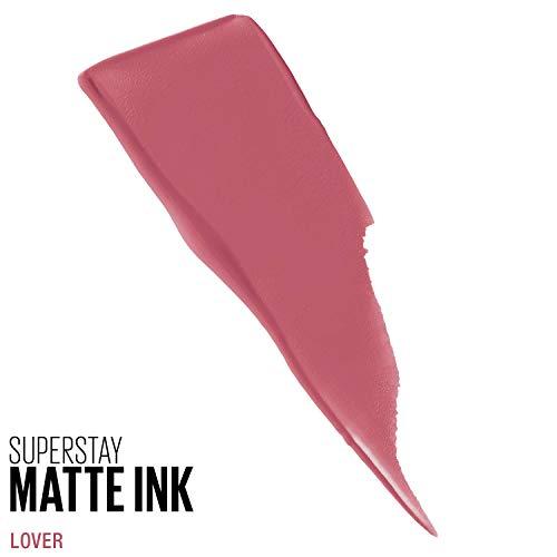 Maybelline New York Maybelline SuperStay Matte Ink Liquid Lipstick, Lover, Pack of 2