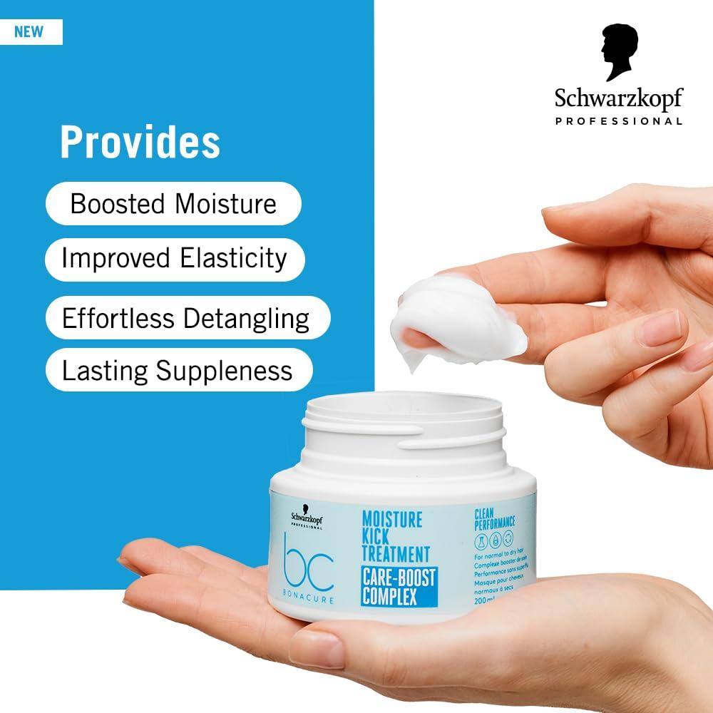 Schwarzkopf BC BONACURE Hyaluronic Moisture Kick Treatment, 6.7-Ounce