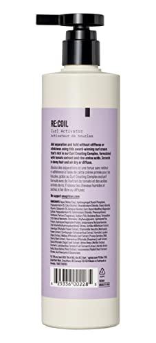AG Care AG Care Re:Coil Curl Activator Curl Cream with Keratin Amino Acids - Ultra-Nourishing Curly Hair Cream for Defined, Healthy Curls, 12 Fl Oz