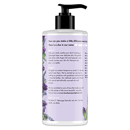 Love Beauty And Planet Love Beauty And Planet Body Lotion Argan Oil and Lavender, 13.5 Ounce (Pack of 3)